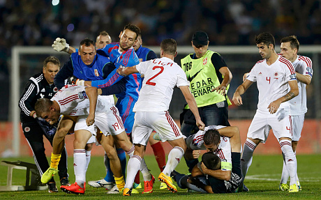 The drone incident was an effect not a cause of the last night’s Serbia-Albania match abandonment