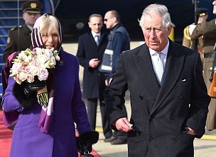 The Prince of Wales and The Duchess of Cornwall departed on their Tour of the Balkans