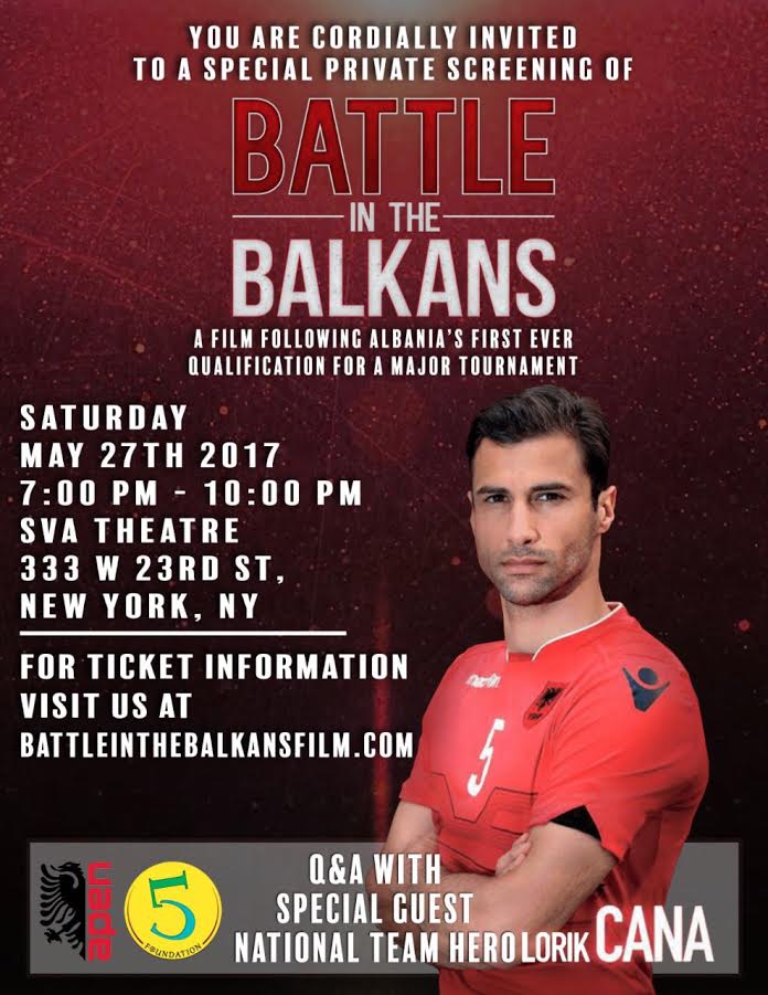 Screening of indie docufilm “Battle in the Balkans” in London, 8 July 2017