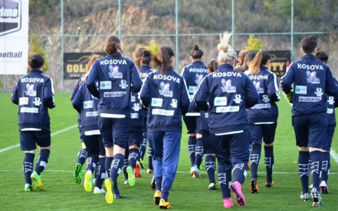 Kosovo women’s national team rose four places in the latest world rankings