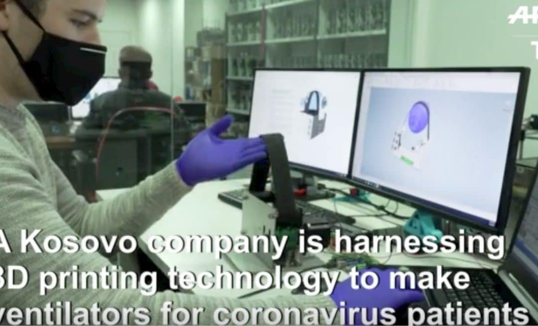 Kosovo company uses 3D printers to develop a ventilator