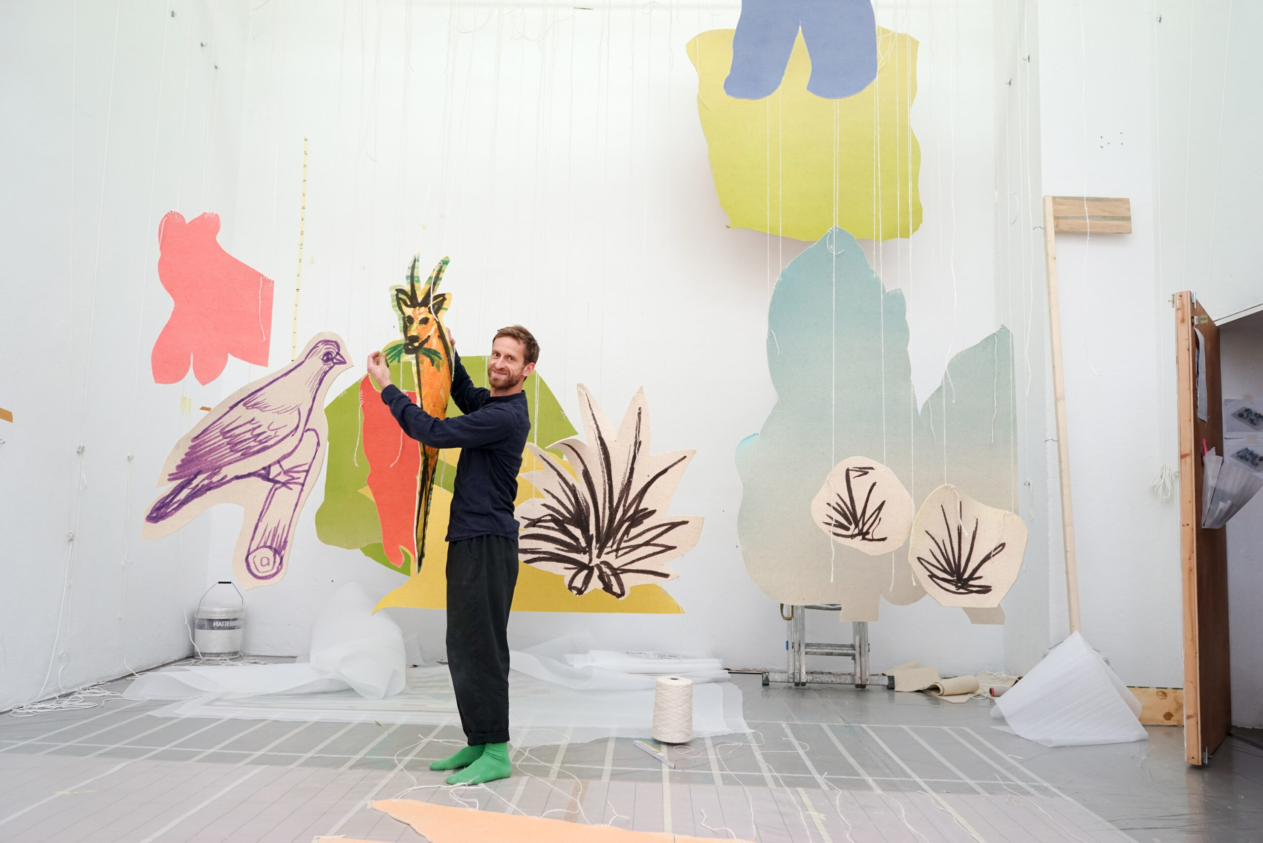 Petrit Halilaj’s first solo UK show at Tate’s westernmost outpost in St Ives, Cornwall until 16 January 2022